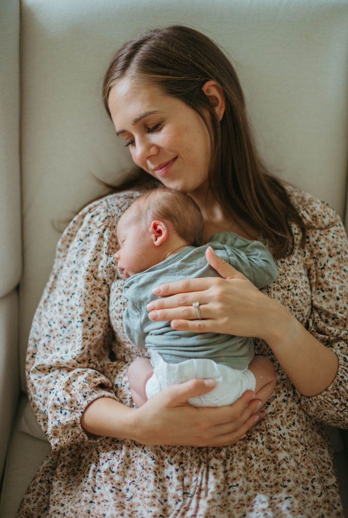 Newborn photography at home Watertown Massachusetts 