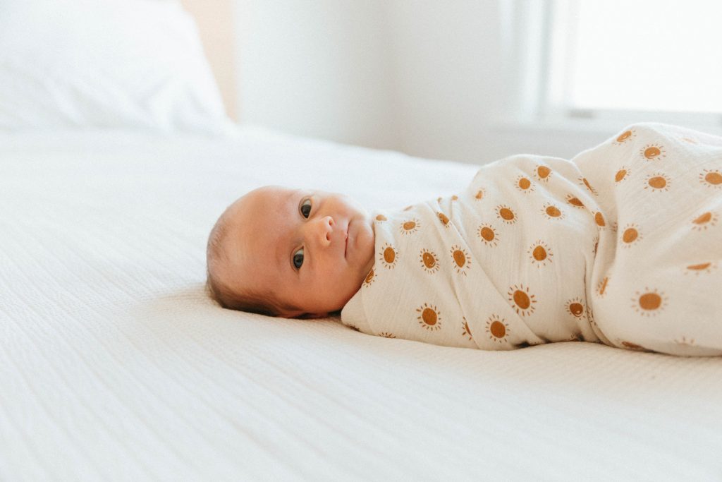Natural light newborn photography at home in Boston