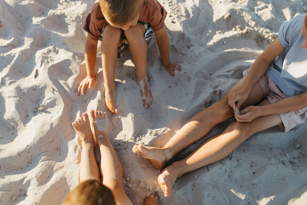 Gloucester beach family photoshoot 
