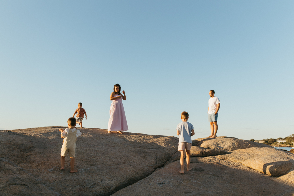 Family photography at Wingaersheek Beach 